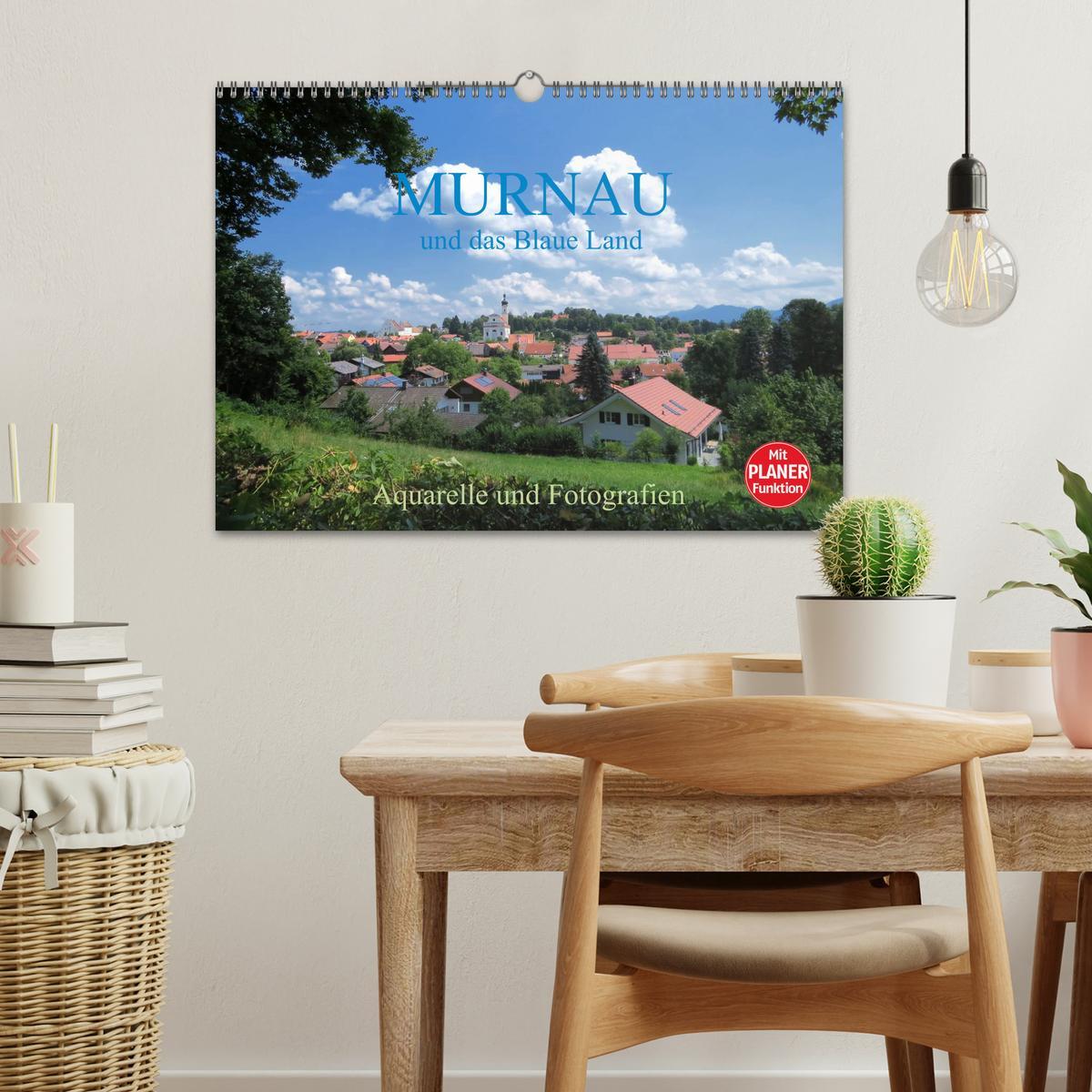 Bild: 9783435522668 | Murnau und das Blaue Land - Aquarelle und Fotografien (Wandkalender...