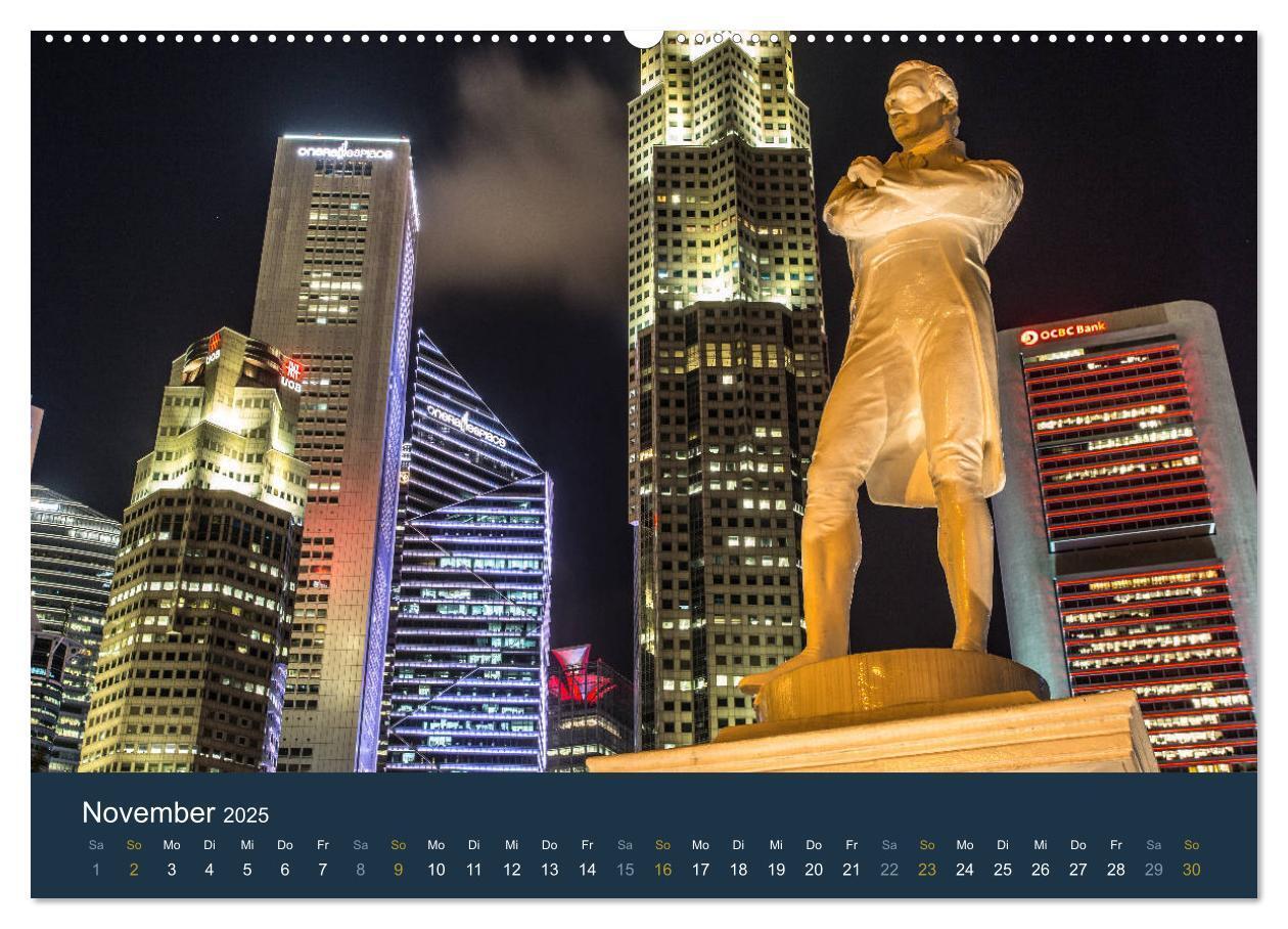 Bild: 9783435441990 | Singapur bei Nacht und Tag (hochwertiger Premium Wandkalender 2025...