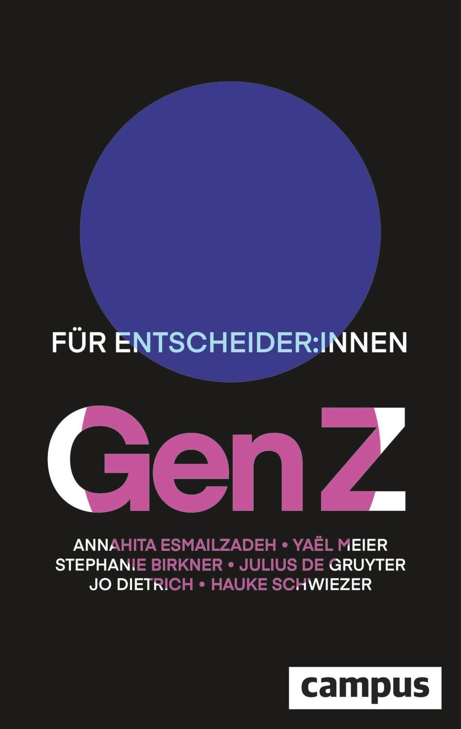 Cover: 9783593516264 | Gen Z | Für Entscheider:innen | Annahita Esmailzadeh (u. a.) | Buch