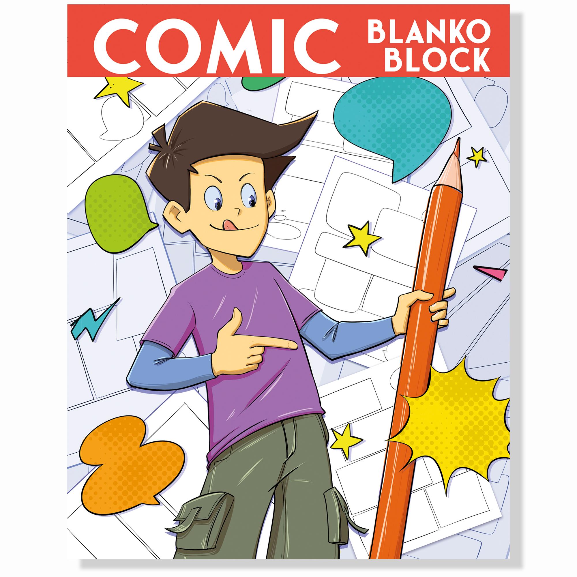 Cover: 9783982480756 | Comic Blanko Buch - kreiere dein eigenen Comic | SimplePaper | Buch