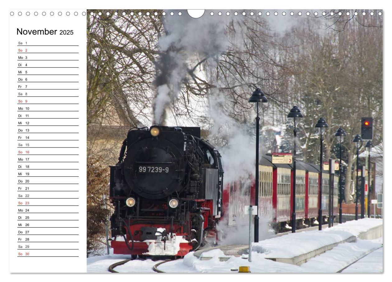 Bild: 9783435217069 | Schmalspurbahnen im Harz (Wandkalender 2025 DIN A3 quer), CALVENDO...