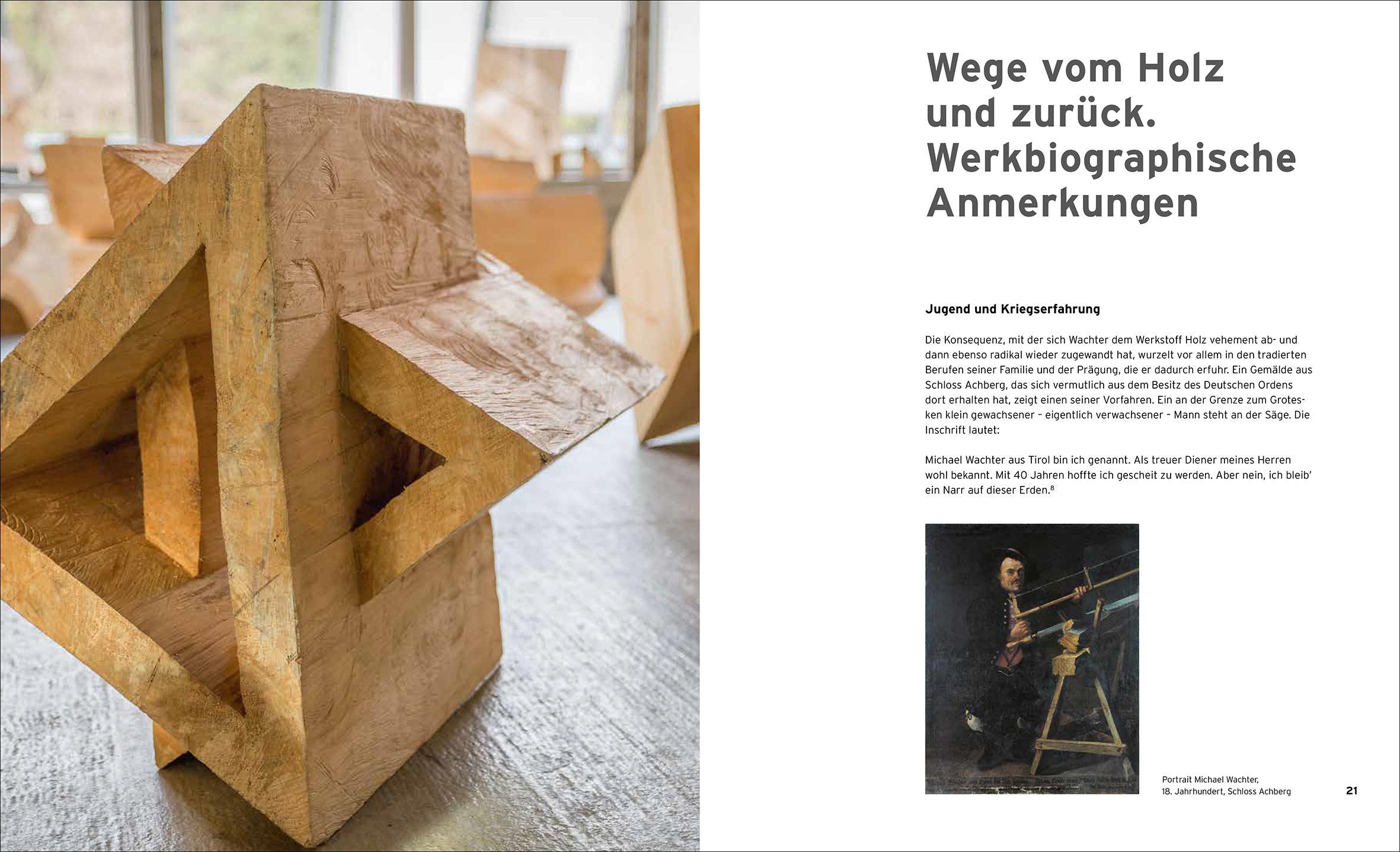 Bild: 9783777437965 | Rudolf Wachter | Werkverzeichnis der Holzskulptur | Stefanje Weinmayr