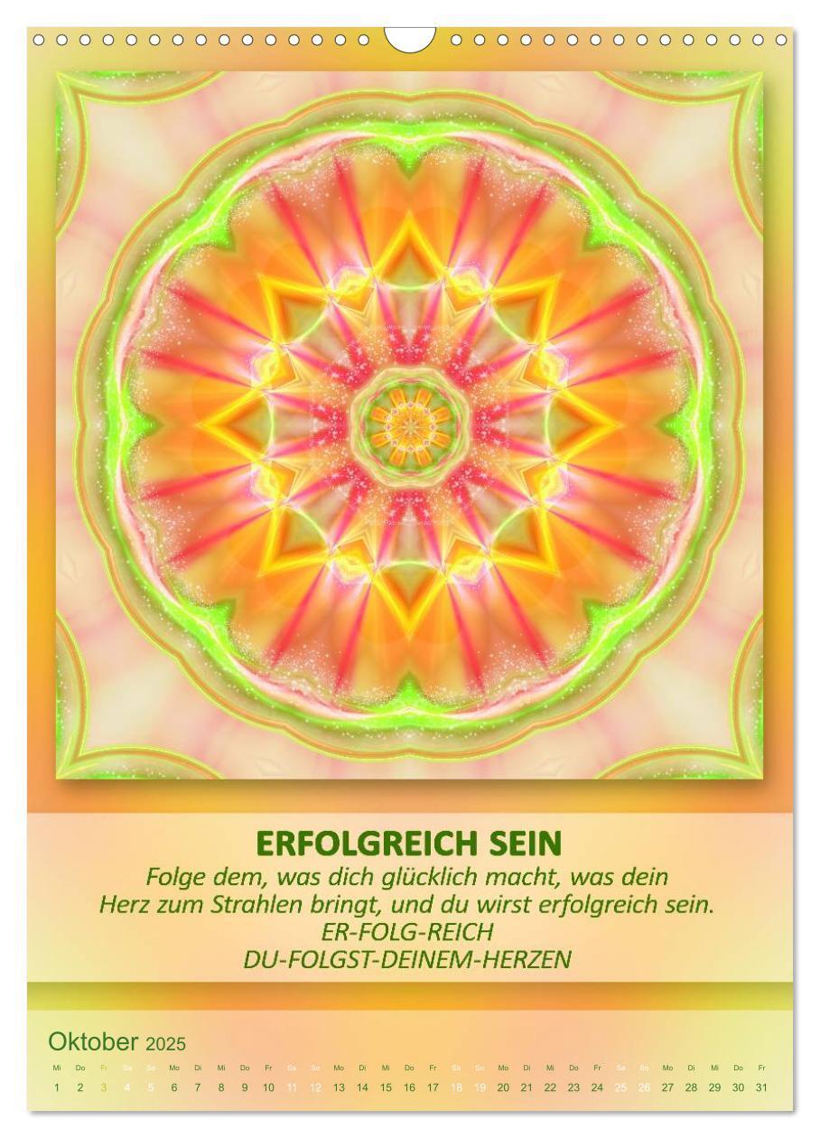 Bild: 9783457086209 | Light Energy Mandalas - Kalender - Vol. 1 (Wandkalender 2025 DIN A3...