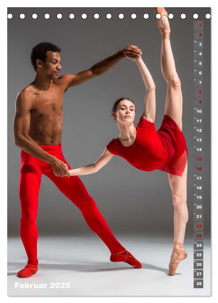 Bild: 9783435892679 | Sinneseindruck Ballett (Tischkalender 2025 DIN A5 hoch), CALVENDO...