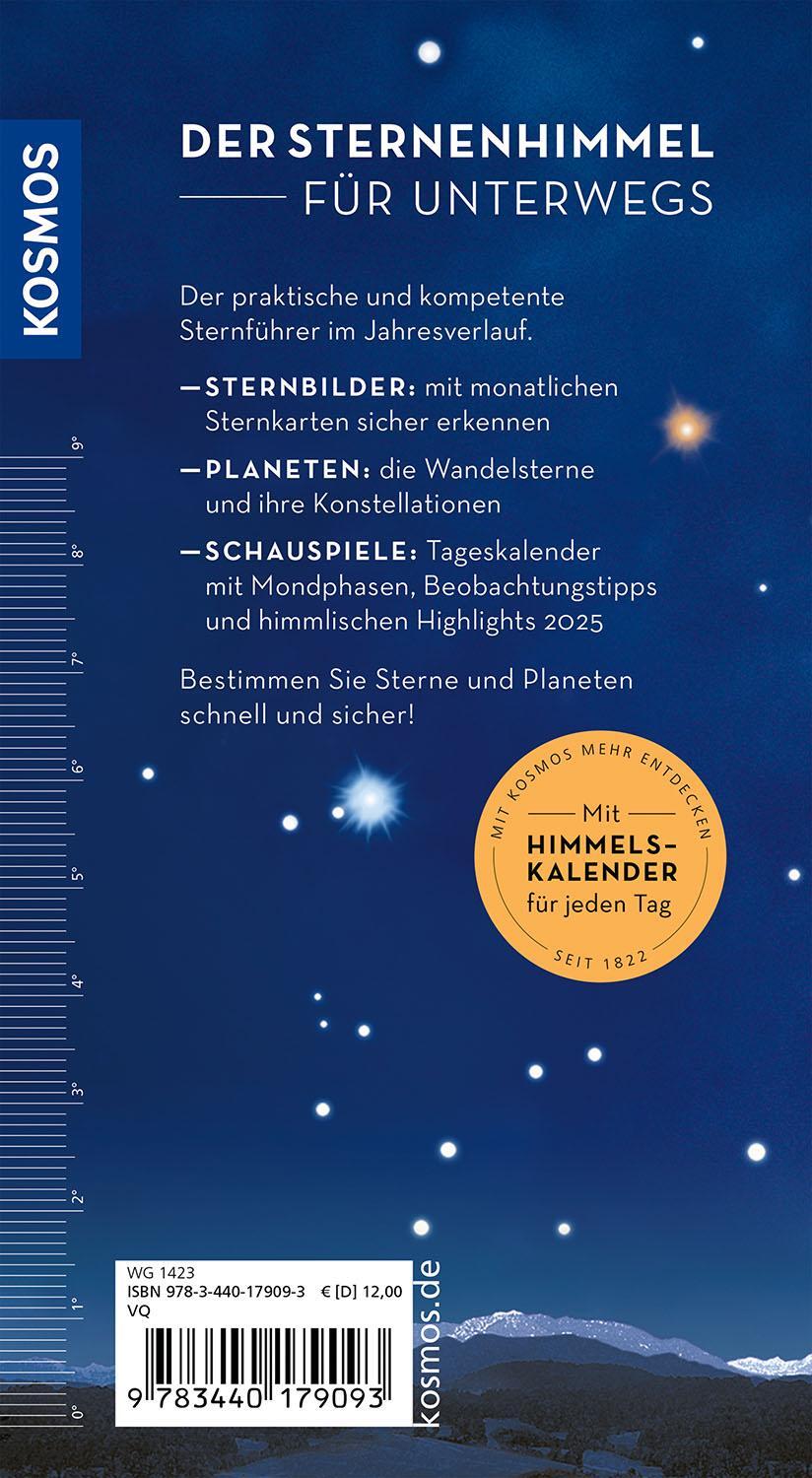 Rückseite: 9783440179093 | Was tut sich am Himmel 2025 | Hermann-Michael Hahn | Taschenbuch