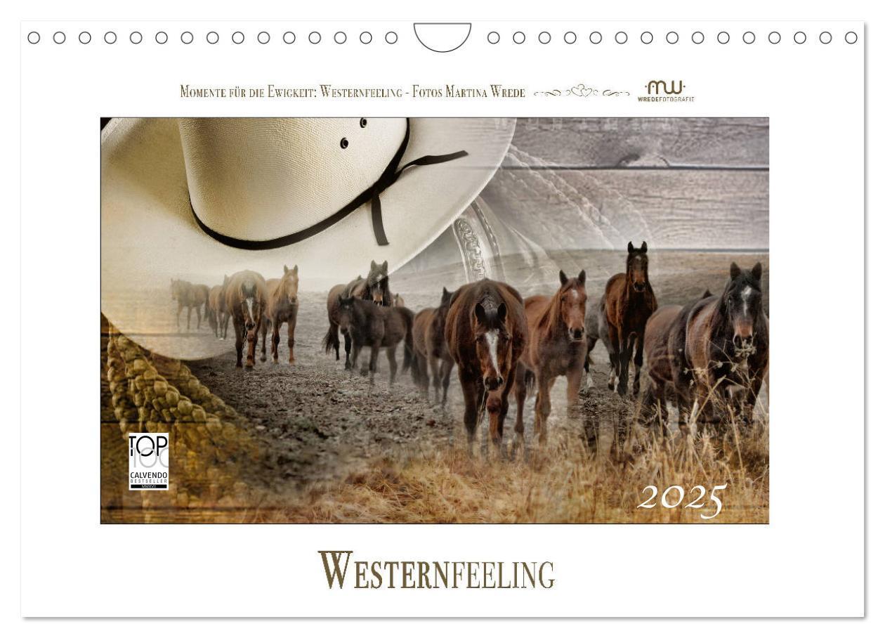 Cover: 9783435490424 | Western-Feeling (Wandkalender 2025 DIN A4 quer), CALVENDO...