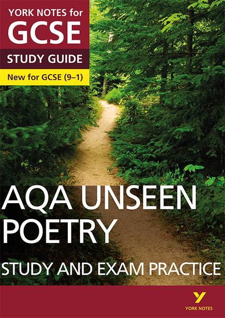 Cover: 9781292186344 | AQA English Literature Unseen Poetry Study Guide and Test Practice:...