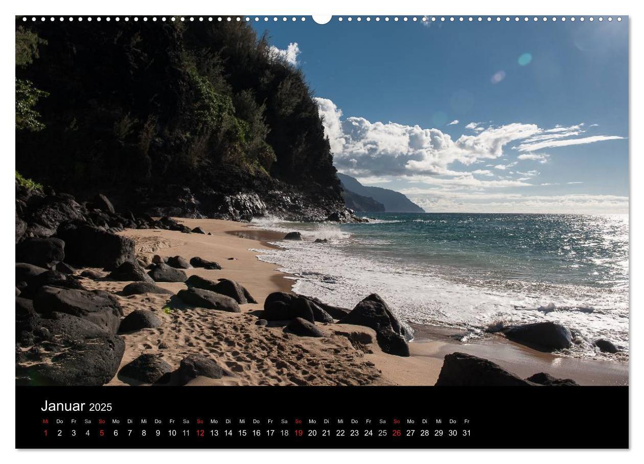 Bild: 9783435742646 | Hawaii - Kauai (Wandkalender 2025 DIN A2 quer), CALVENDO...