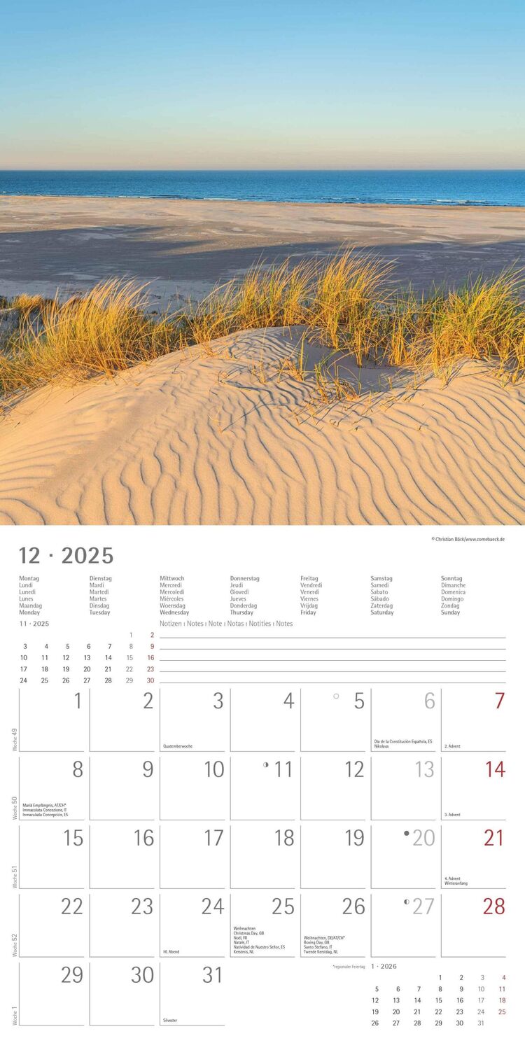 Bild: 4251732340889 | Seeblick 2025 - Broschürenkalender 30x30 cm (30x60 geöffnet) -...