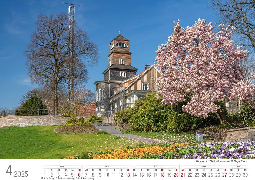 Bild: 9783965352148 | Wuppertal 2025 Bildkalender A4 Spiralbindung | Holger Klaes | Kalender