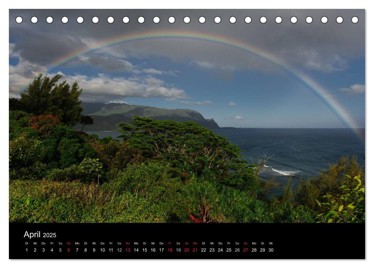 Bild: 9783435742240 | Hawaii - Kauai (Tischkalender 2025 DIN A5 quer), CALVENDO...