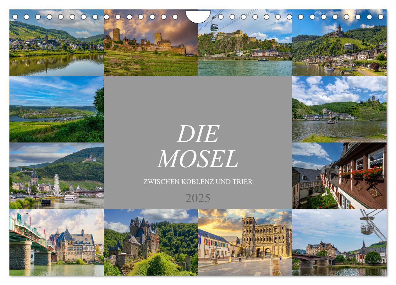 Cover: 9783383953989 | Die Mosel zwischen Koblenz und Trier (Wandkalender 2025 DIN A4...