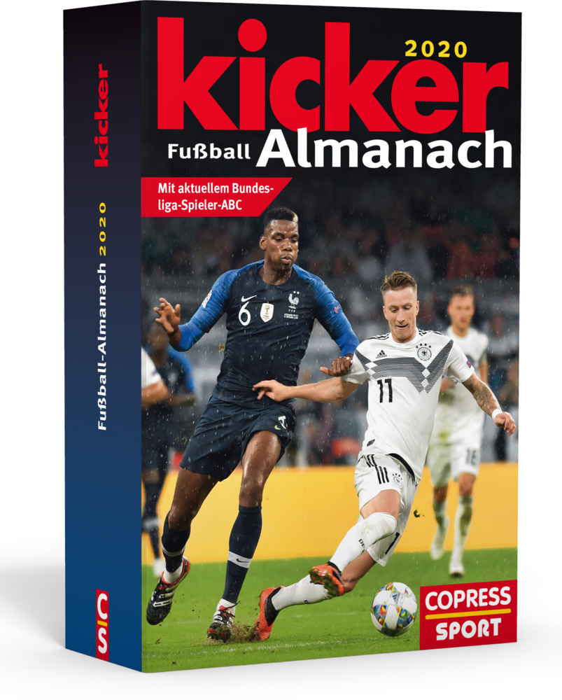 Cover: 9783767912427 | Kicker Fußball-Almanach 2020 | Mit aktuellem Bundesliga-Spieler-ABC