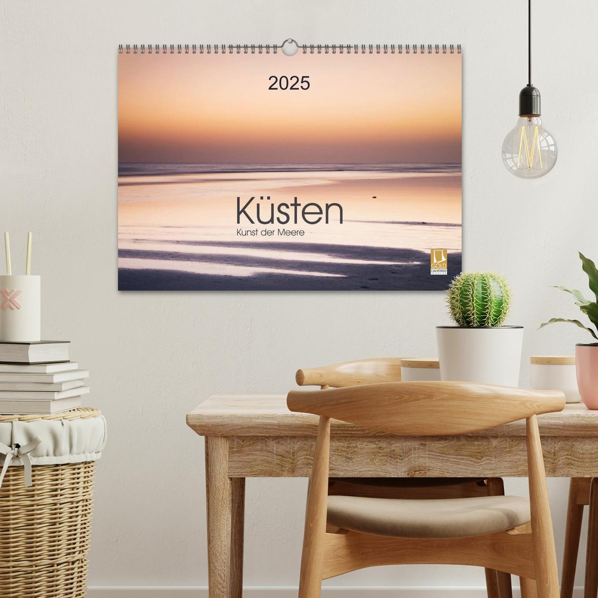 Bild: 9783435600021 | Küsten - Kunst der Meere (Wandkalender 2025 DIN A3 quer), CALVENDO...