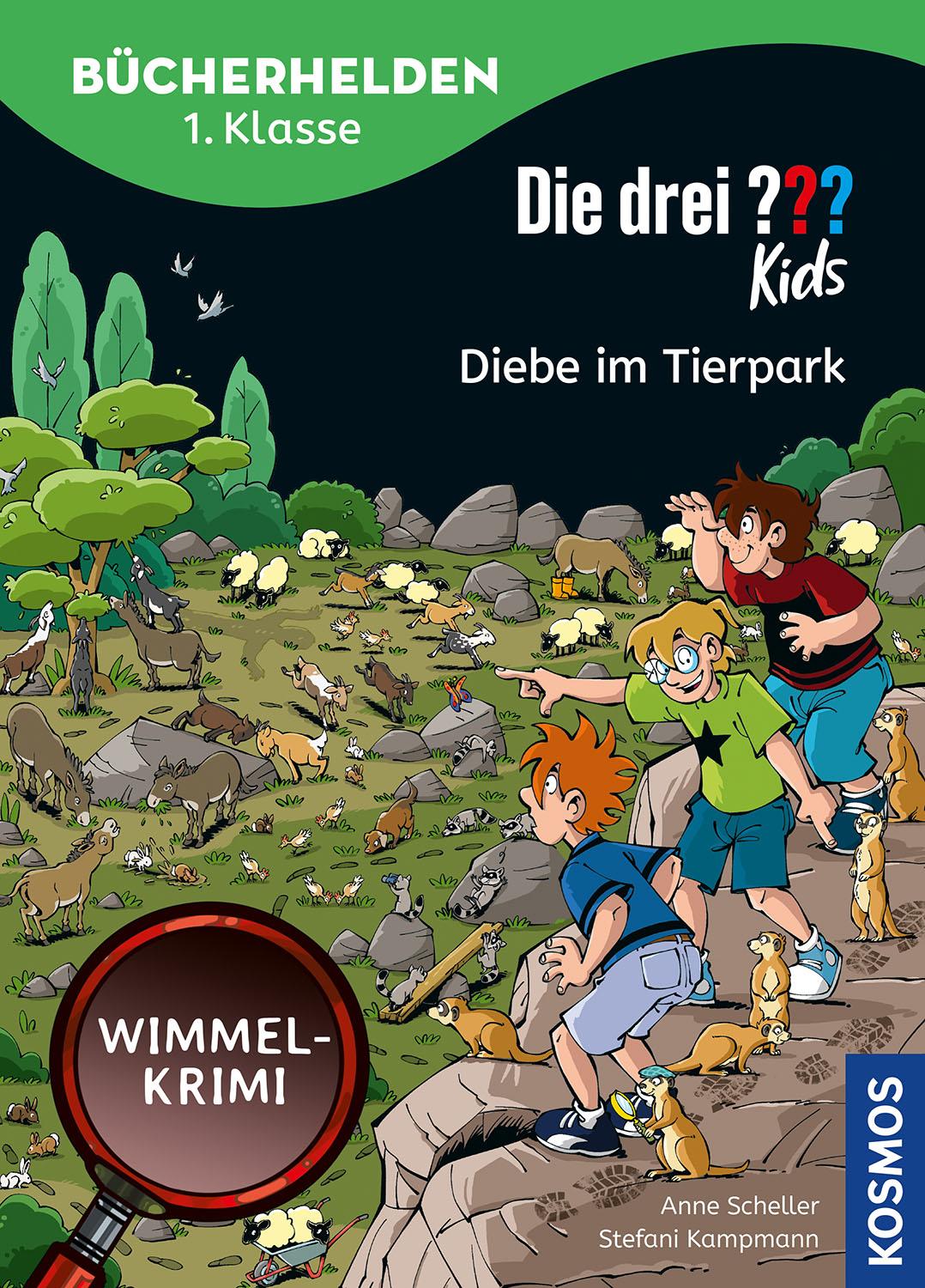 Cover: 9783440180747 | Die drei ??? Kids, Bücherhelden 1. Klasse, Diebe im Tierpark | Buch