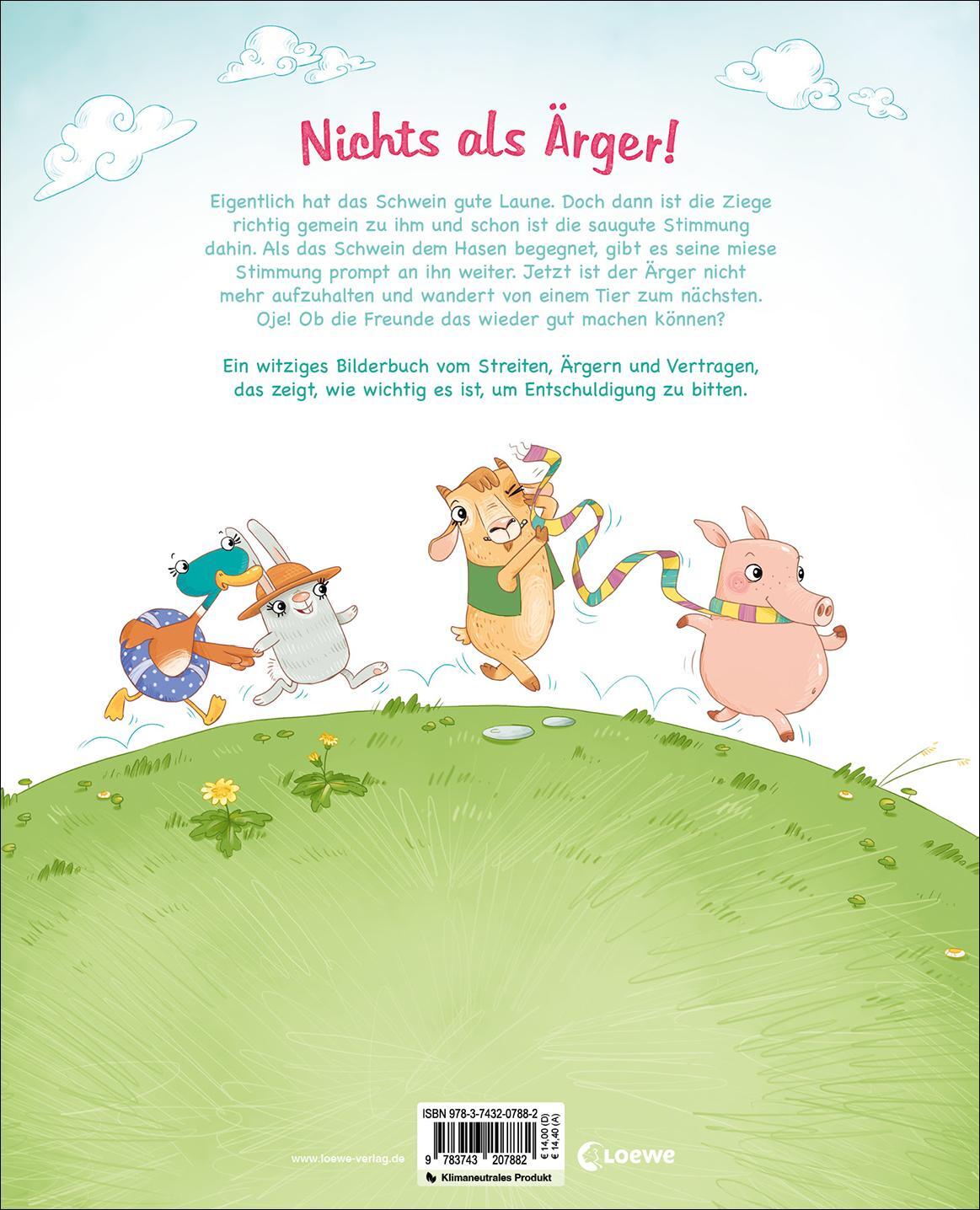 Rückseite: 9783743207882 | Voll gemein, sagt das Schwein | Katja Reider | Buch | 32 S. | Deutsch