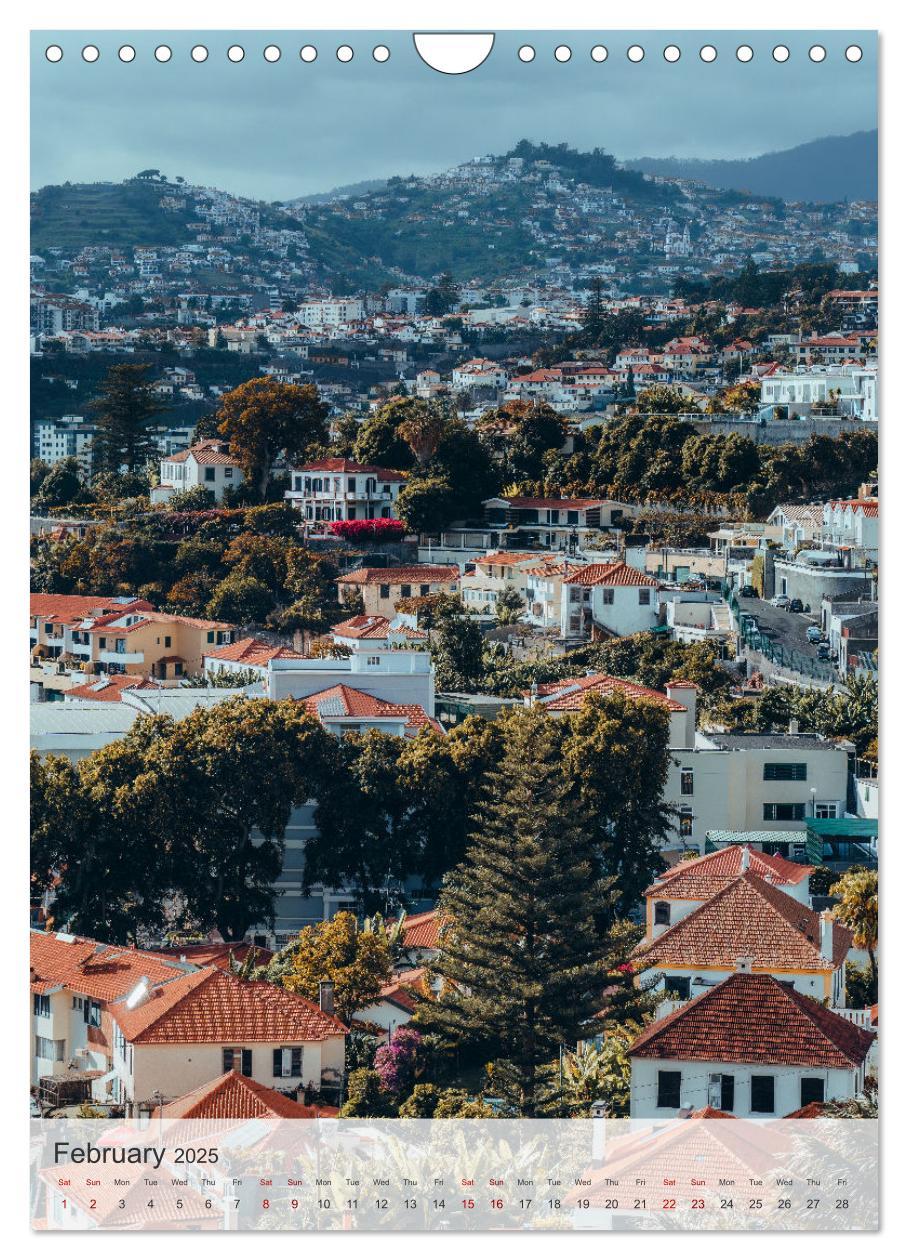 Bild: 9781325998906 | The Flower Island Madeira (Wall Calendar 2025 DIN A4 portrait),...