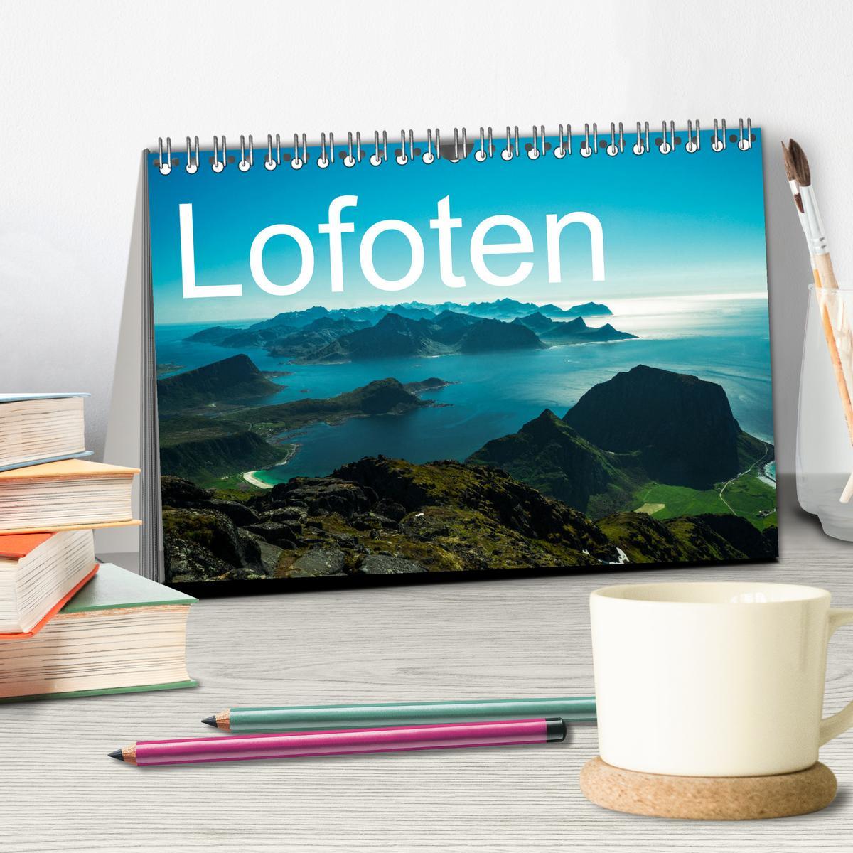 Bild: 9783435008476 | Lofoten (Tischkalender 2025 DIN A5 quer), CALVENDO Monatskalender