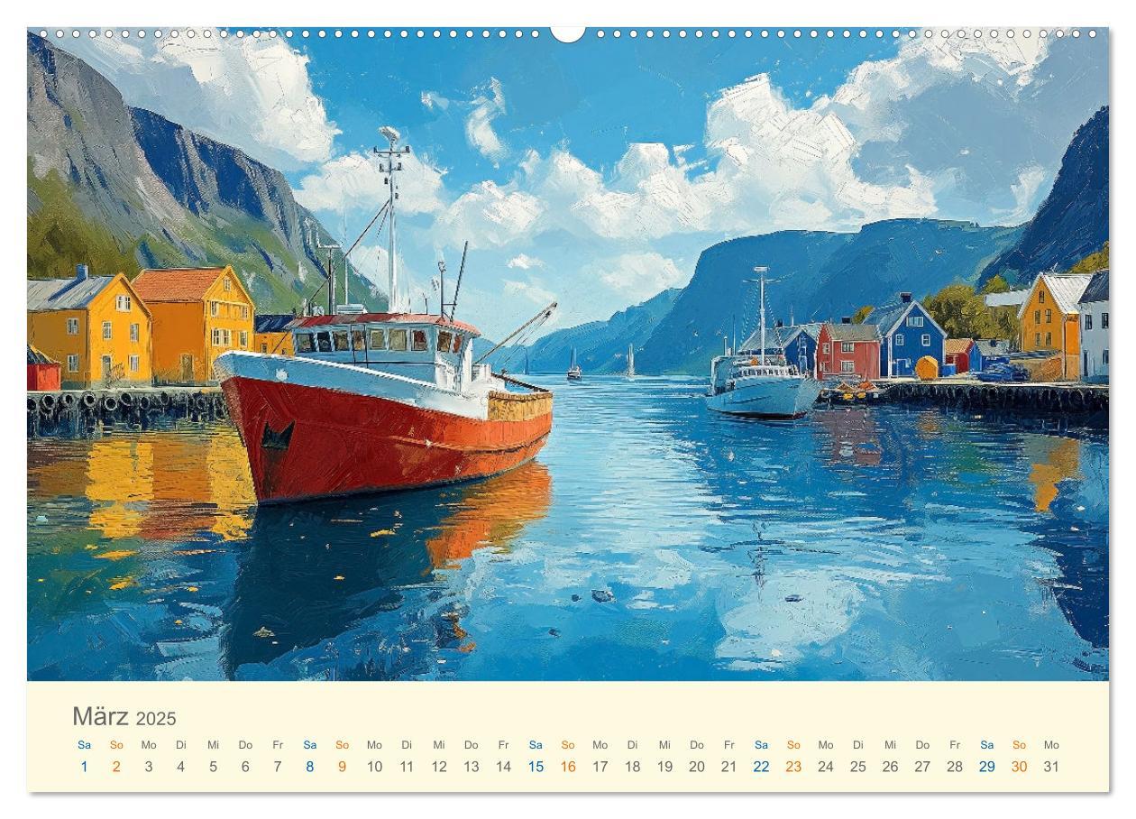 Bild: 9783435745036 | Impressionistische Naturlandschaften (Wandkalender 2025 DIN A2...