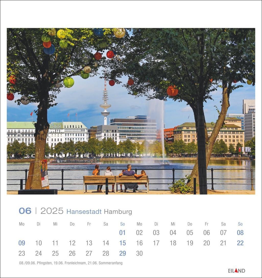 Bild: 9783964023261 | Hansestadt Hamburg Postkartenkalender 2025 | Eiland | Kalender | 13 S.