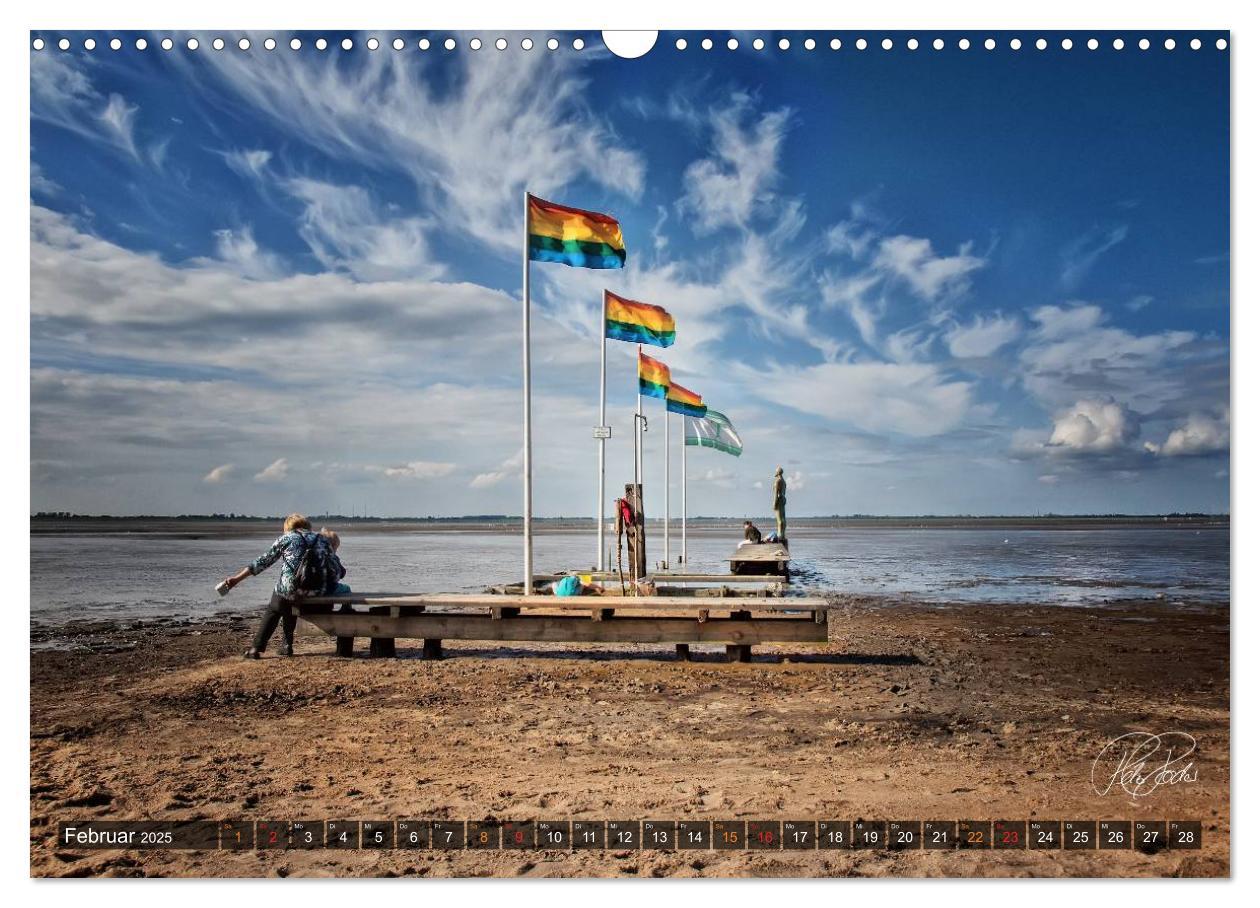 Bild: 9783435719785 | Friesland - Nordseebad Dangast / CH-Version (Wandkalender 2025 DIN...