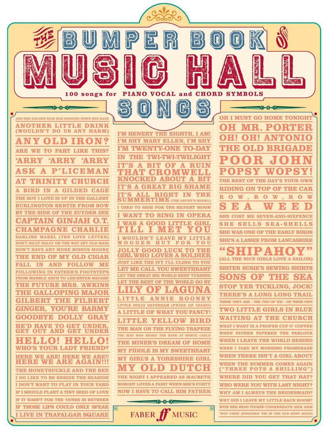 Cover: 9780571532223 | Bumper Book Of Music Hall Songs | (Piano, Vocal, Guitar) | Taschenbuch