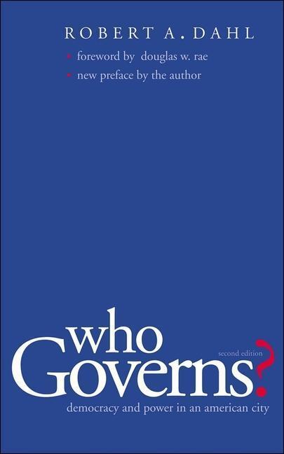 Cover: 9780300103922 | Who Governs? | Democracy and Power in the American City | Dahl | Buch