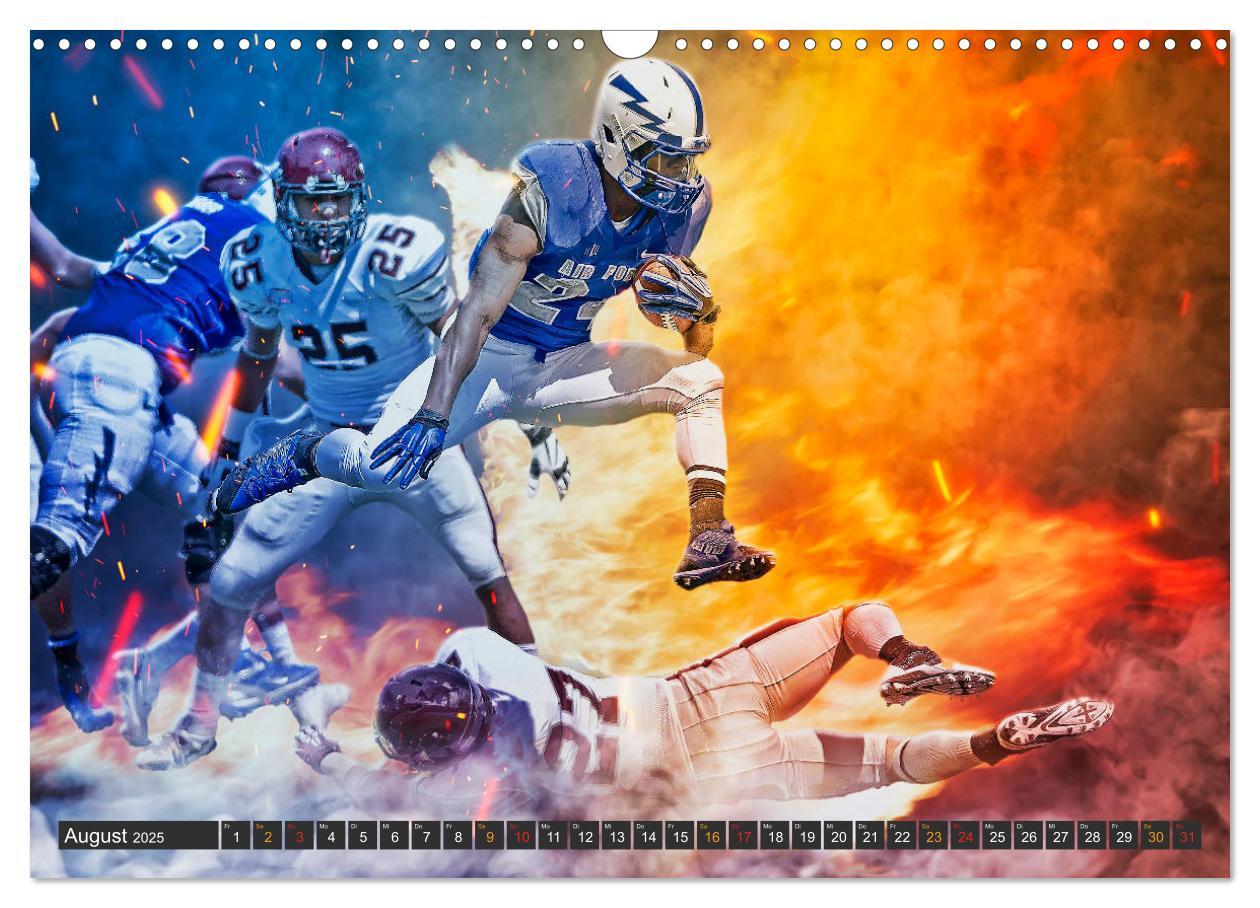 Bild: 9783435154913 | Faszination American Football (Wandkalender 2025 DIN A3 quer),...