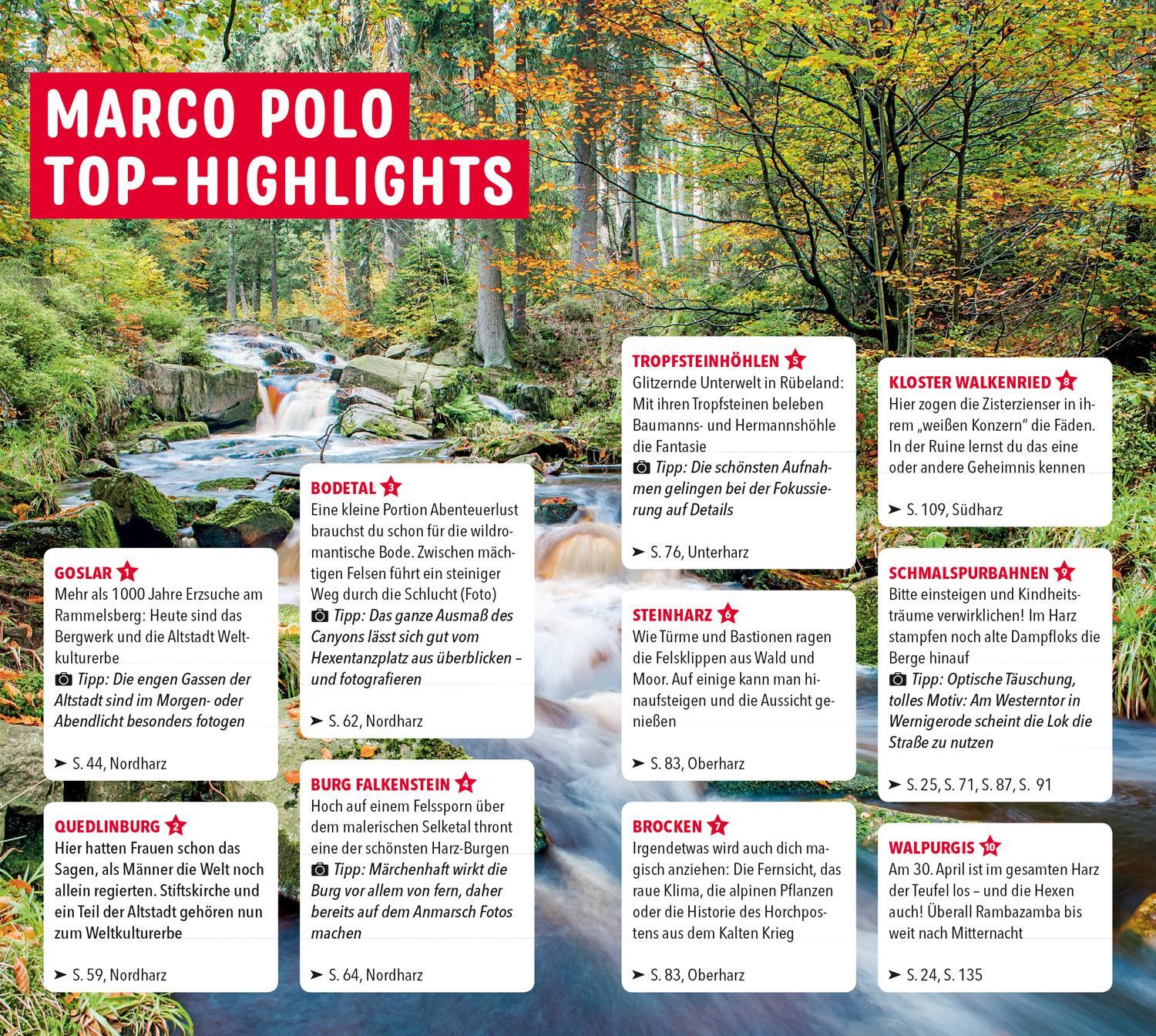 Bild: 9783829719773 | MARCO POLO Reiseführer Harz | Ralf Kirmse (u. a.) | Taschenbuch | 2023