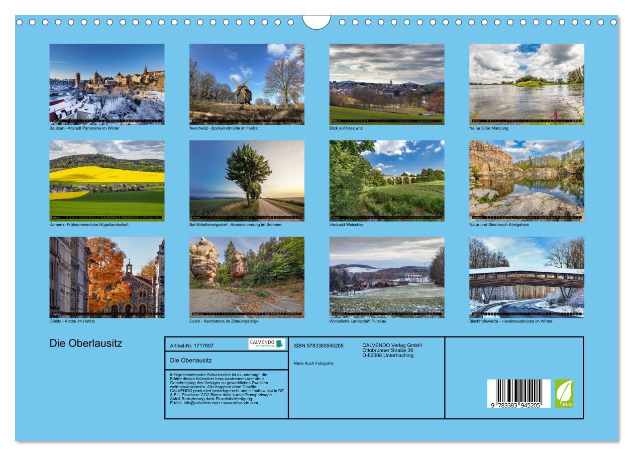 Bild: 9783383945205 | Die Oberlausitz (Wandkalender 2025 DIN A3 quer), CALVENDO...