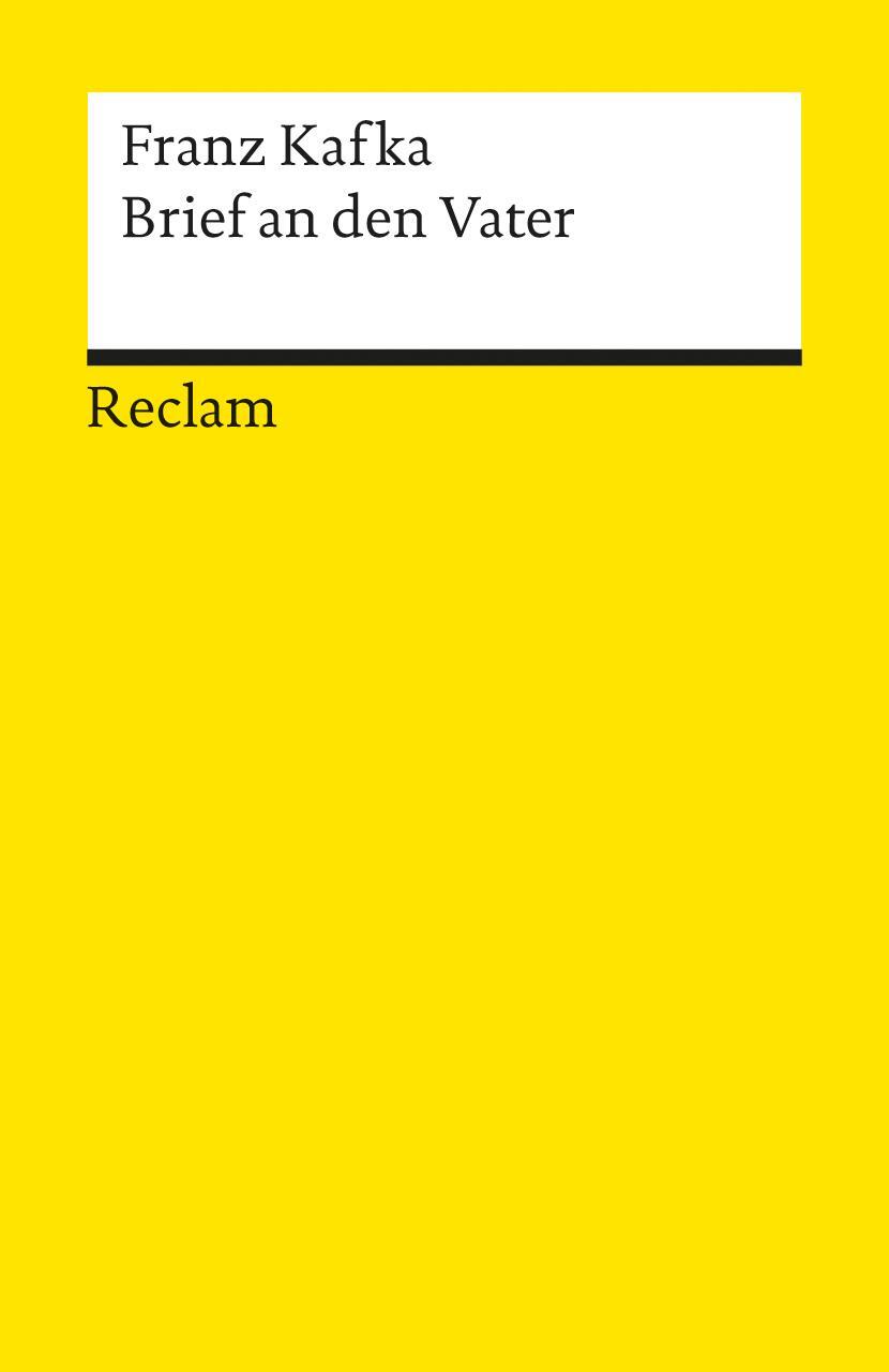 Cover: 9783150096741 | Brief an den Vater | Franz Kafka | Taschenbuch | Deutsch | 2001