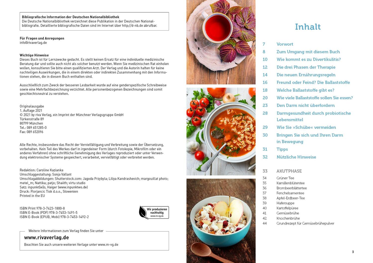 Bild: 9783742318008 | Richtig essen bei Divertikulitis | Doris Muliar | Taschenbuch | 192 S.