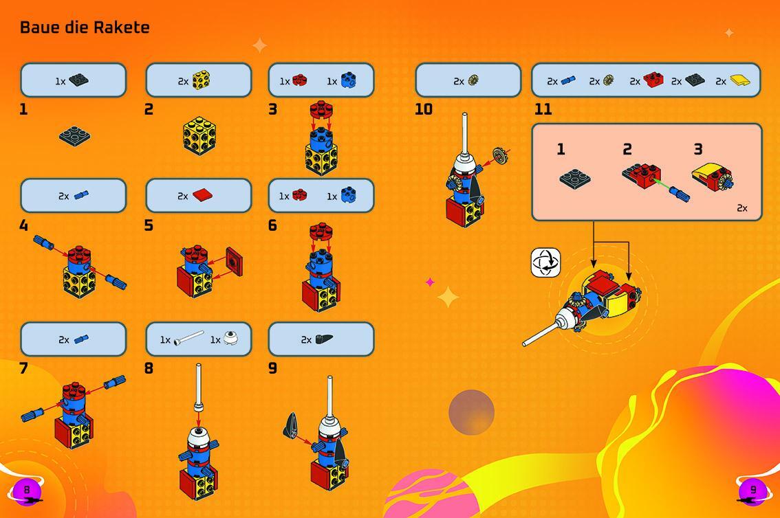 Bild: 9783960808220 | LEGO® - Bauen und Spielen - Raketen | mit Spielset und vielen Stickern