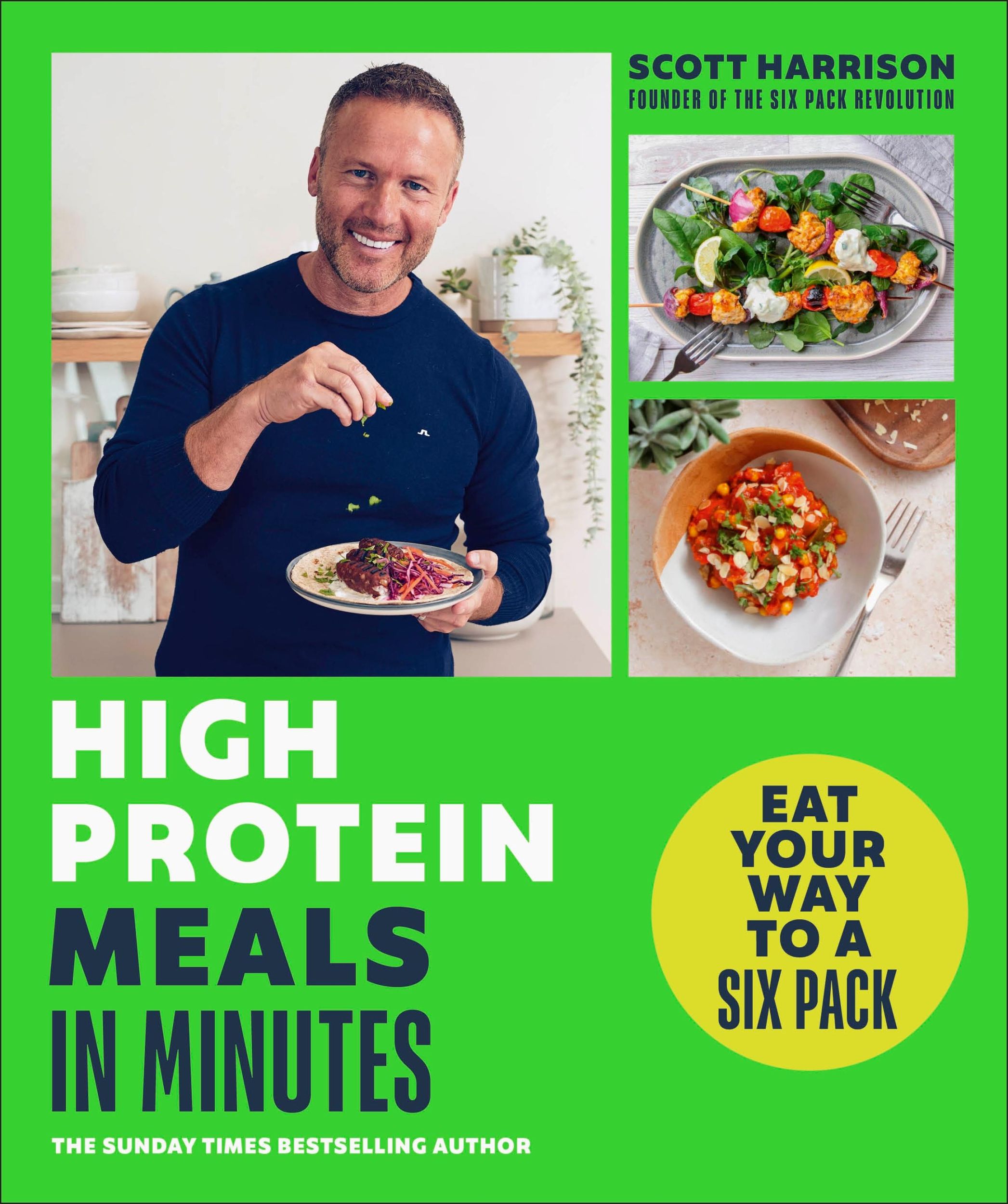 Cover: 9780241661697 | High-Protein Meals in Minutes | Eat Your Way to a Six Pack | Harrison