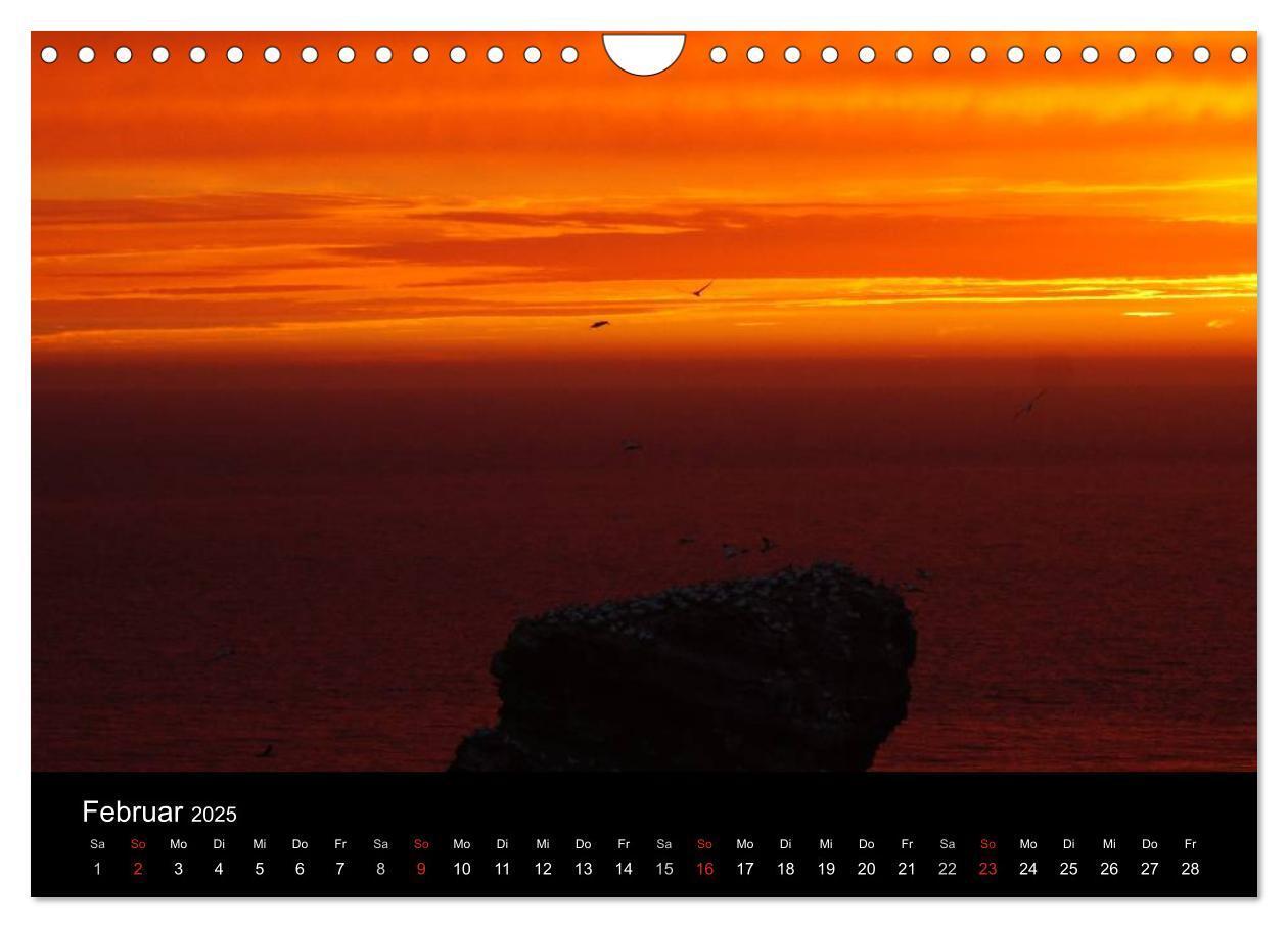 Bild: 9783435806867 | Abend in Helgoland (Wandkalender 2025 DIN A4 quer), CALVENDO...