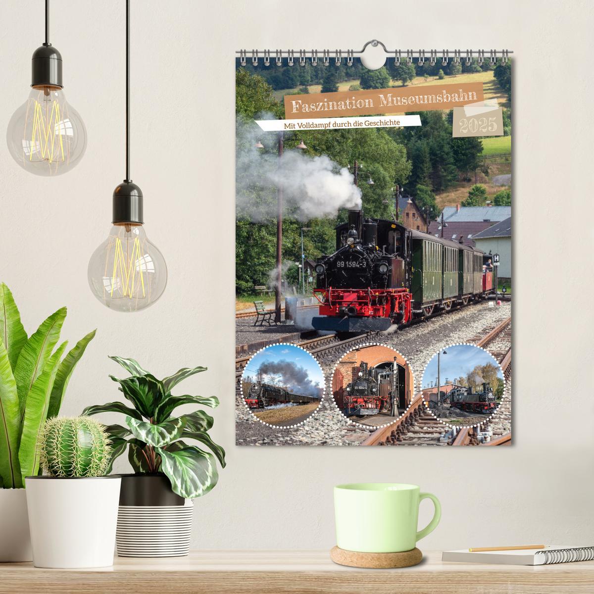 Bild: 9783383833199 | Faszination Museumsbahn (Wandkalender 2025 DIN A4 hoch), CALVENDO...