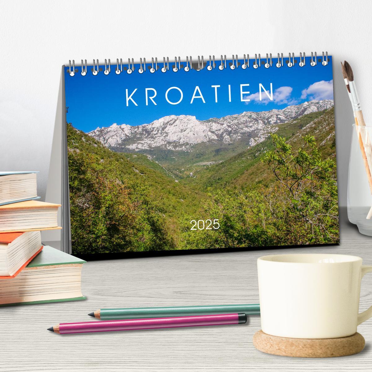 Bild: 9783435399833 | Kroatien 2025 (Tischkalender 2025 DIN A5 quer), CALVENDO...