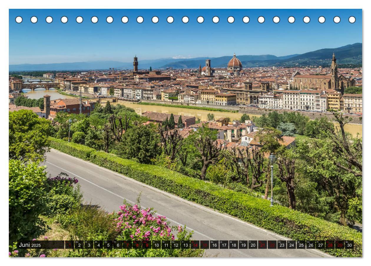 Bild: 9783435455393 | Impressionen aus FLORENZ (Tischkalender 2025 DIN A5 quer), CALVENDO...