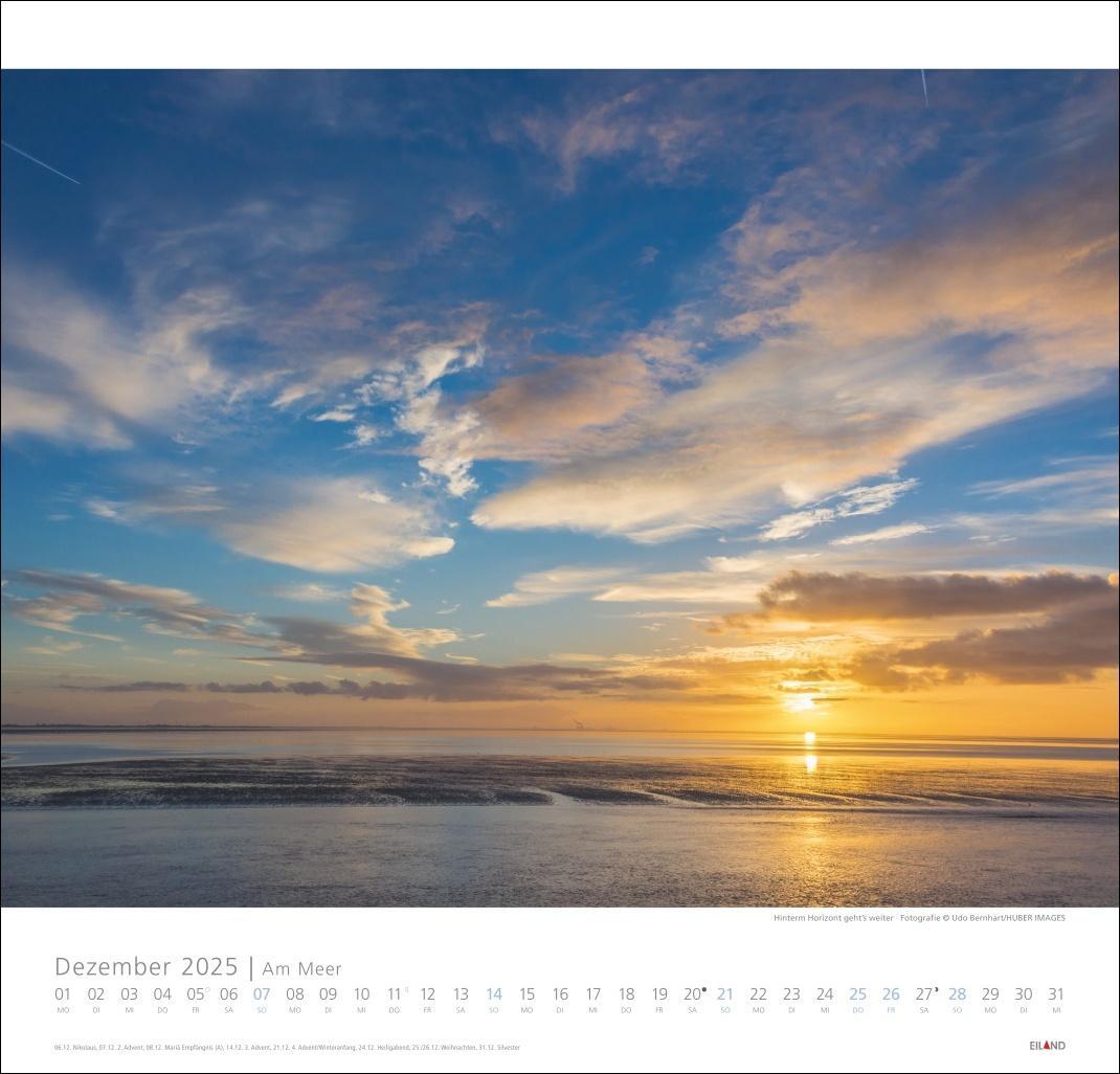 Bild: 9783964023094 | Am Meer Edition Kalender 2025 - Sand, Wind und Wellen | Hans Jessel