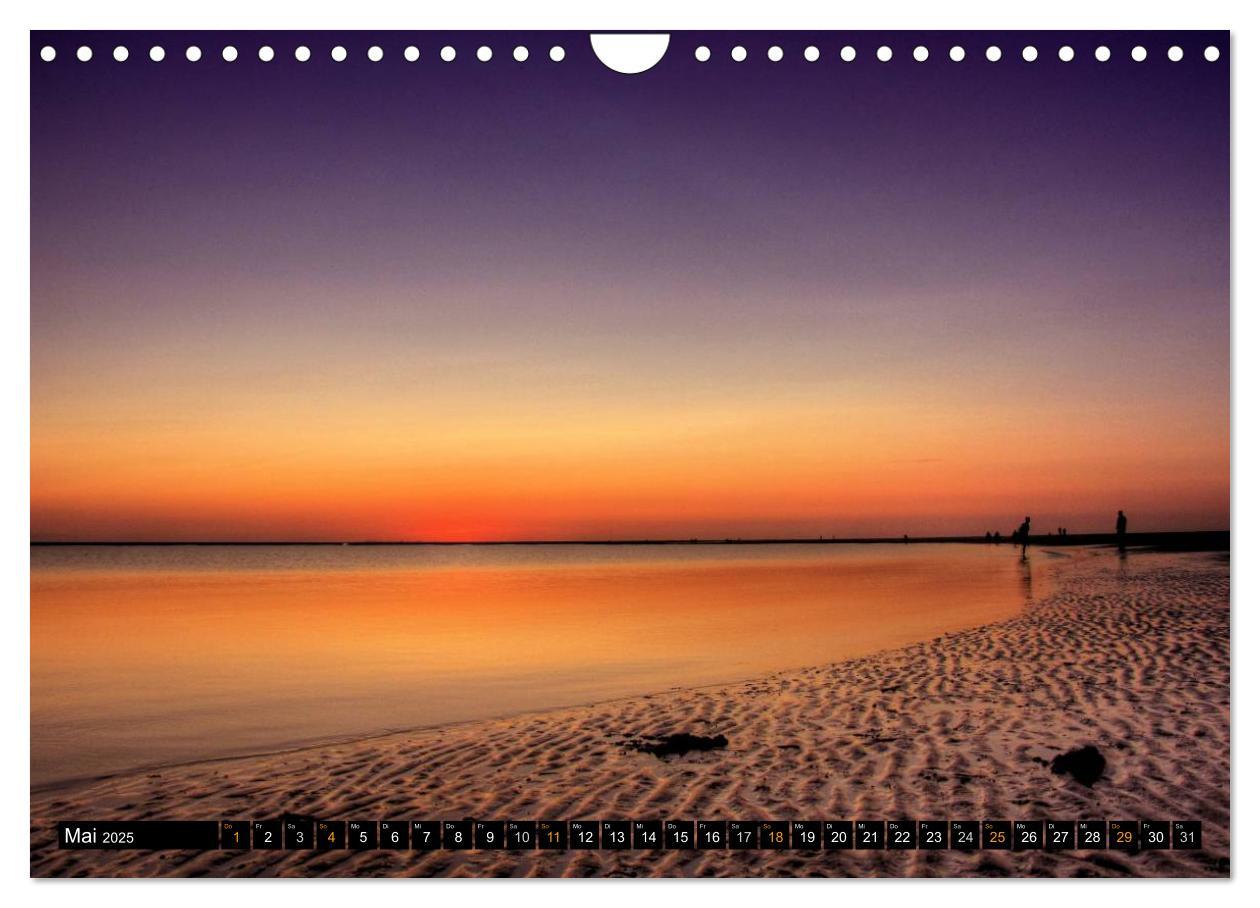 Bild: 9783435760824 | Borkum (Wandkalender 2025 DIN A4 quer), CALVENDO Monatskalender | 2025