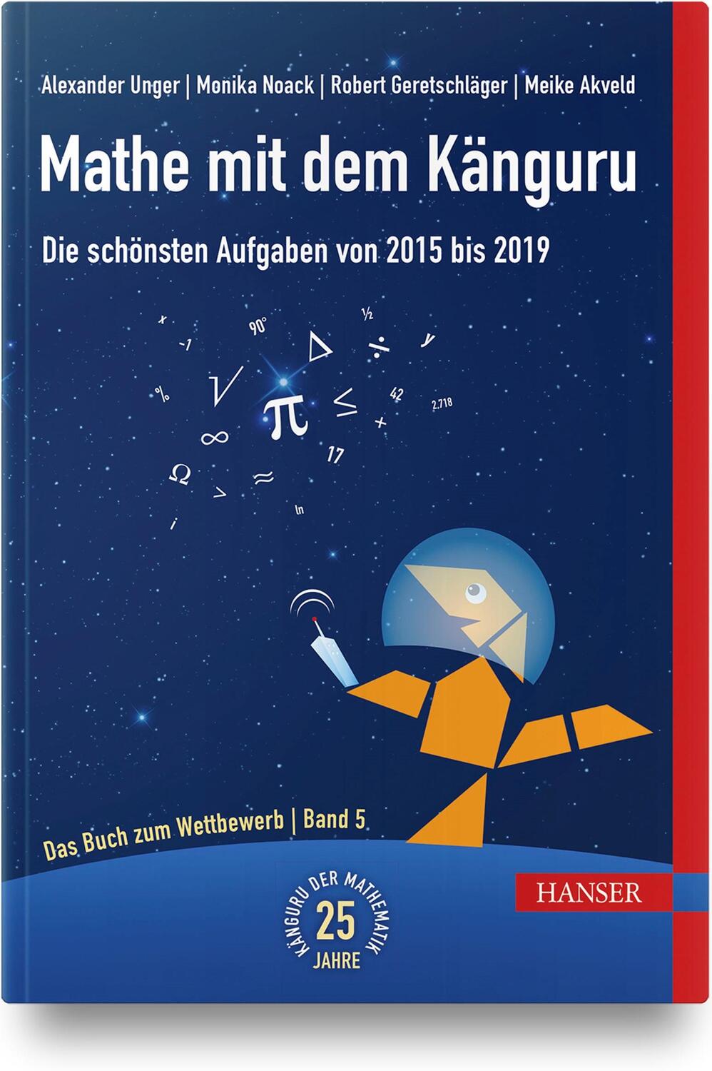 Cover: 9783446456556 | Mathe mit dem Känguru 5 | Die schönsten Aufgaben von 2015 bis 2019