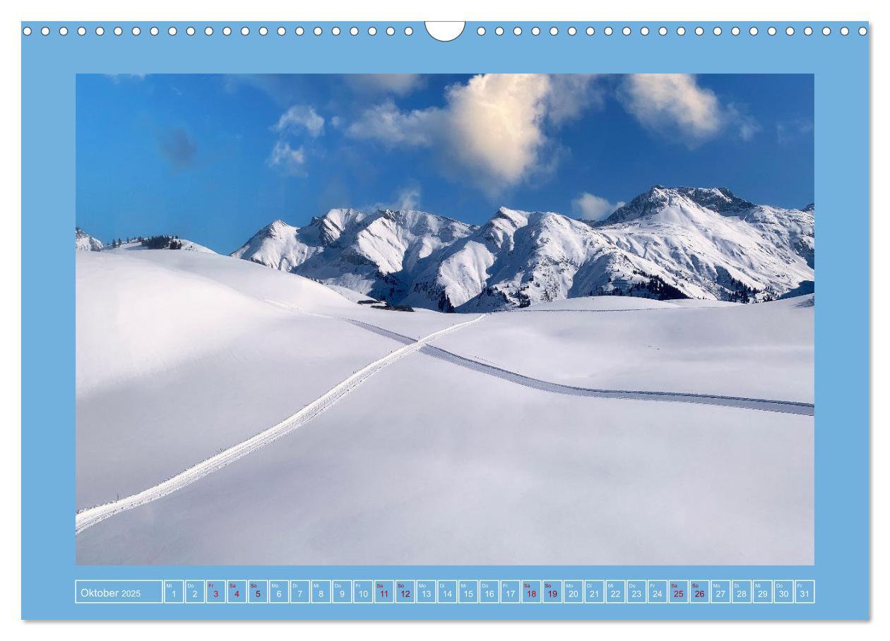 Bild: 9783383946929 | Winterdreams von Lech bis Zug (Wandkalender 2025 DIN A3 quer),...