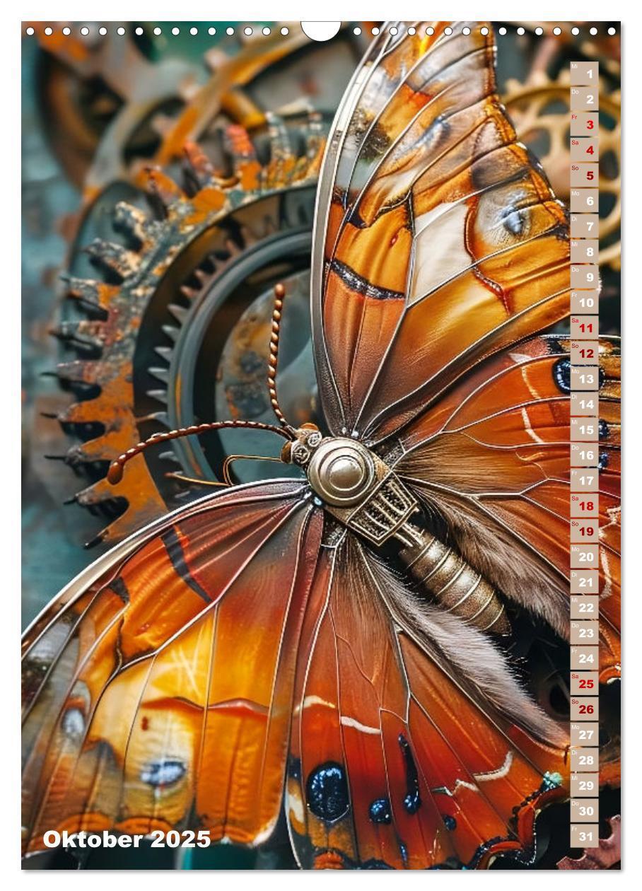 Bild: 9783435652310 | Steampunk Fauna (Wandkalender 2025 DIN A3 hoch), CALVENDO...