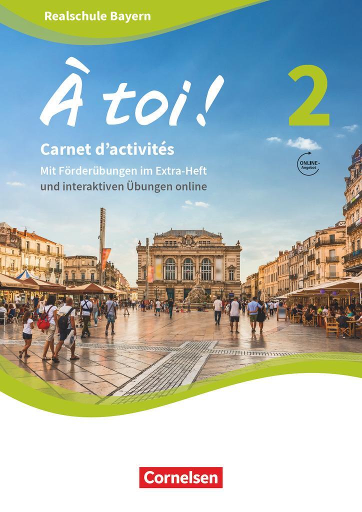 Cover: 9783061222215 | À toi ! Band 2 - Bayern - Carnet d'activités mit interaktiven...