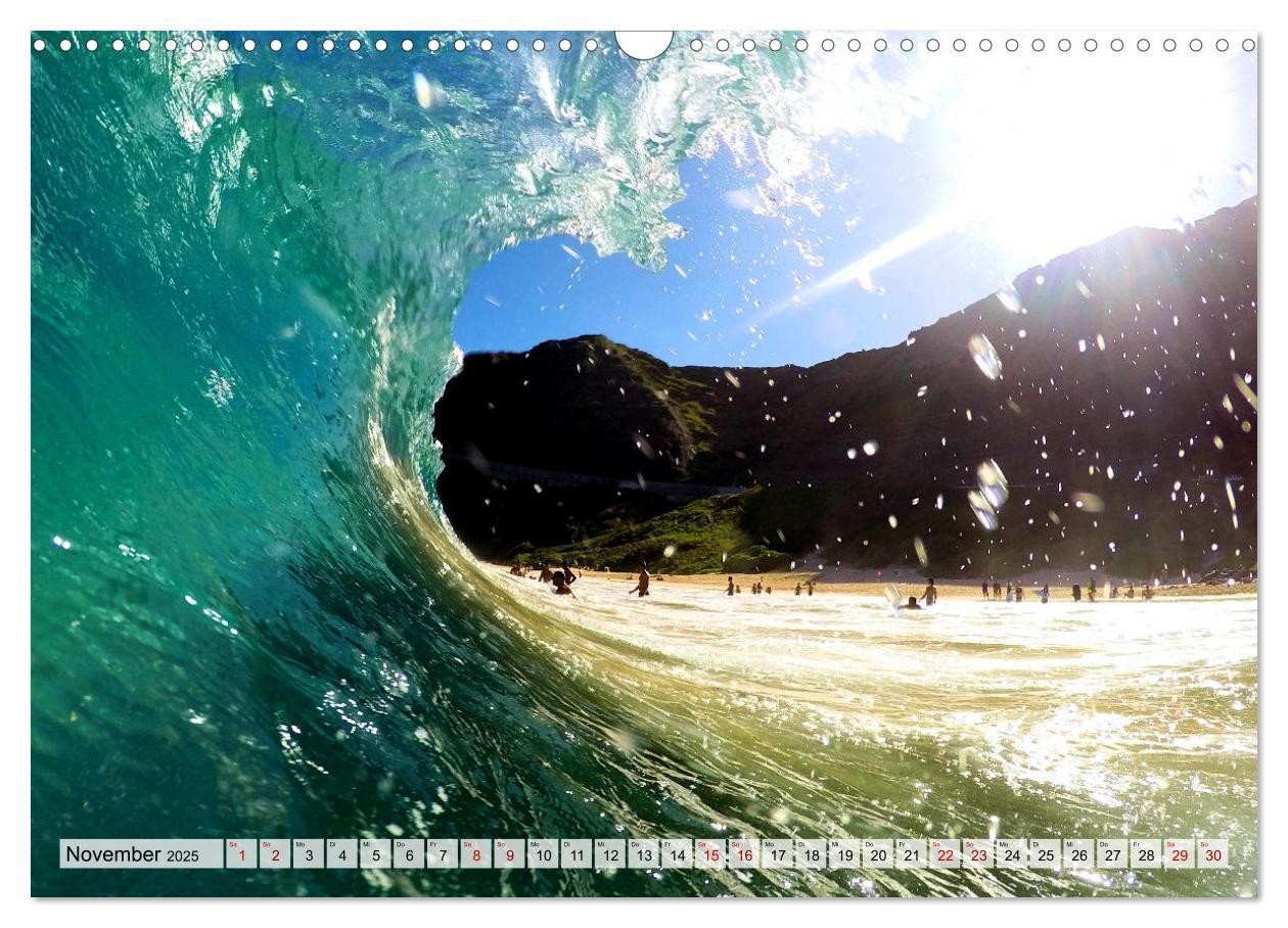 Bild: 9783383921179 | Surfen - from Inside the Barrel (Wandkalender 2025 DIN A3 quer),...