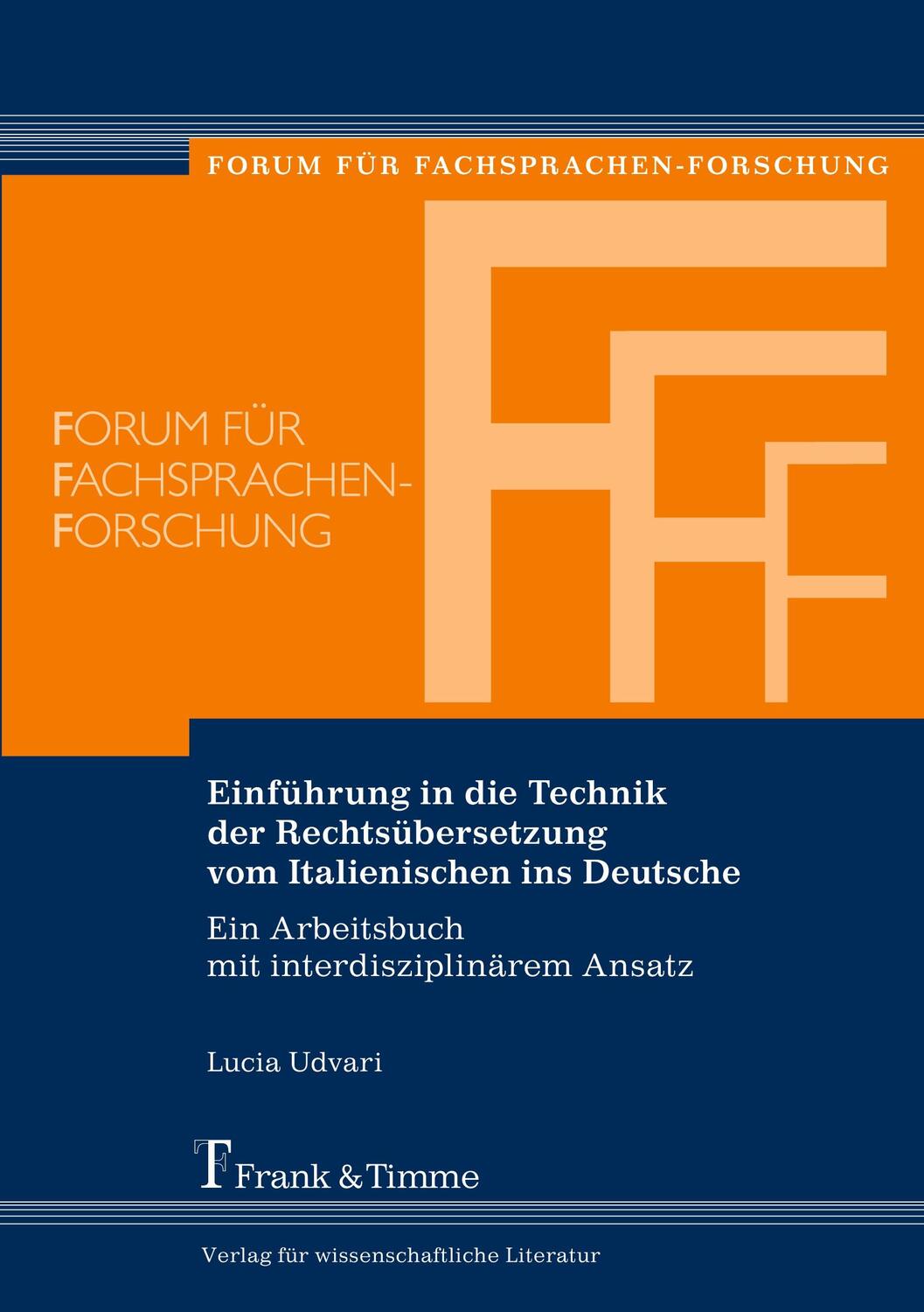 Cover: 9783865965165 | Einführung in die Technik der Rechtsübersetzung vom Italienischen...