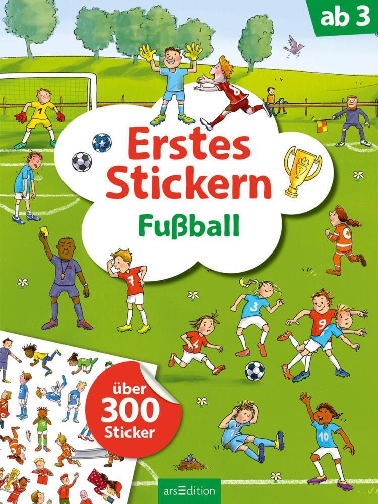 Bild: 9783845834672 | Erstes Stickern - Fußball | Über 300 Sticker | Sabine Legien | Buch