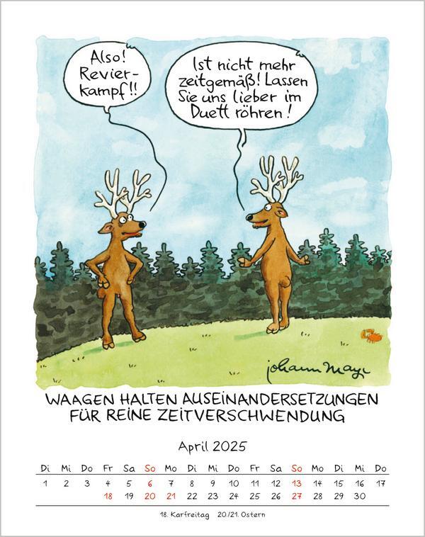 Bild: 9783731876687 | Waage 2025 | Verlag Korsch | Kalender | Spiralbindung | 13 S. | 2025