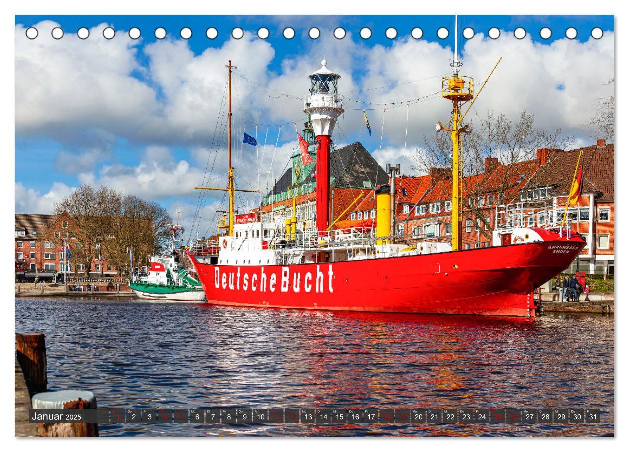 Bild: 9783383969409 | Tour de Ostfriesland (Tischkalender 2025 DIN A5 quer), CALVENDO...