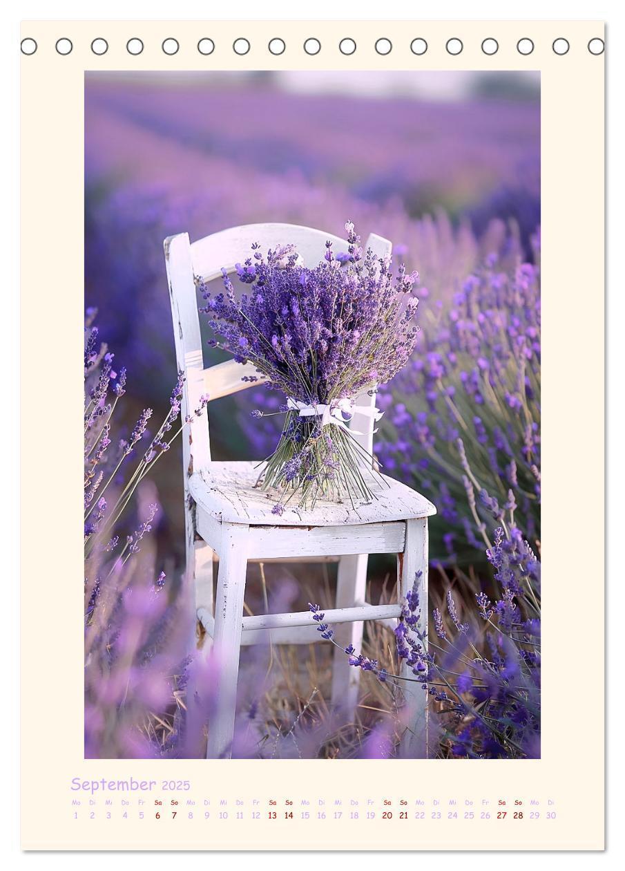 Bild: 9783383827402 | Lavendel (Tischkalender 2025 DIN A5 hoch), CALVENDO Monatskalender